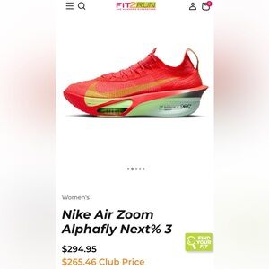 Nike Alphafly 3 Women's Air Zoom